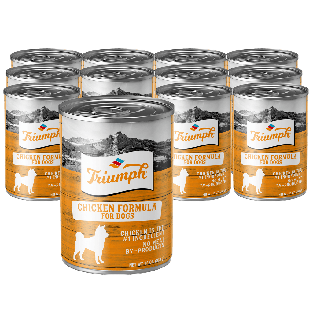 Chicken Recipe Wet Dog Food | 13.2 oz - 12 pk | Triumph