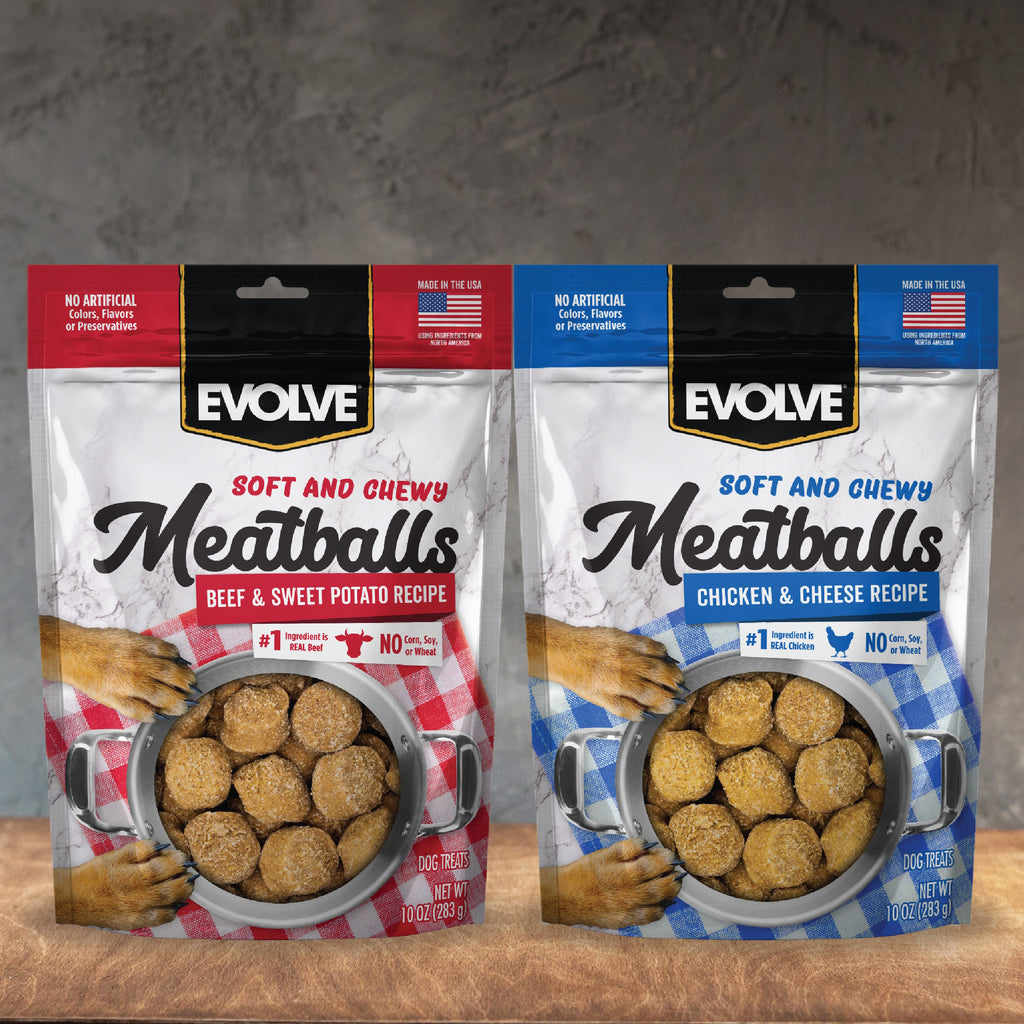 Beef & Sweet Potato Meatballs for Dogs | 10 oz | Evolve